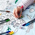 world map tablecloth